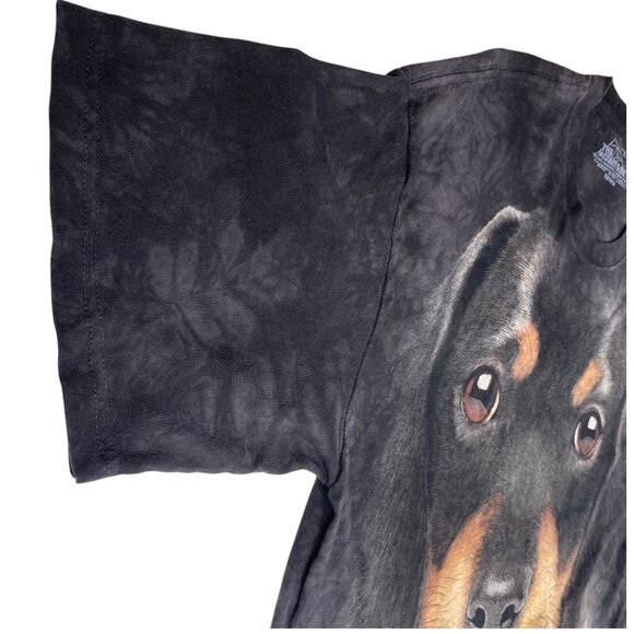 The Mountain Black Labrador Dog Graphic Tie Dye TShirt XL USA Made Vincent Hie - Picture 5 of 15